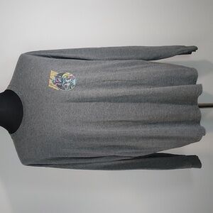 Star Wars Boba Fett Bounty Hunter Grey Graphic Tee Long Sleeve Shirt Size 2XL